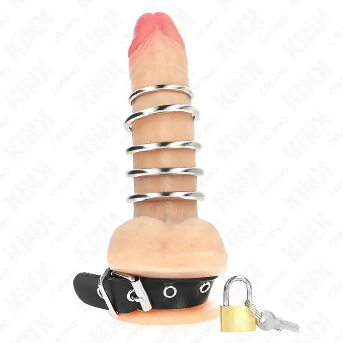 Кожаное эрекционное кольцо KINK RING POWER D-241268 Photo 2