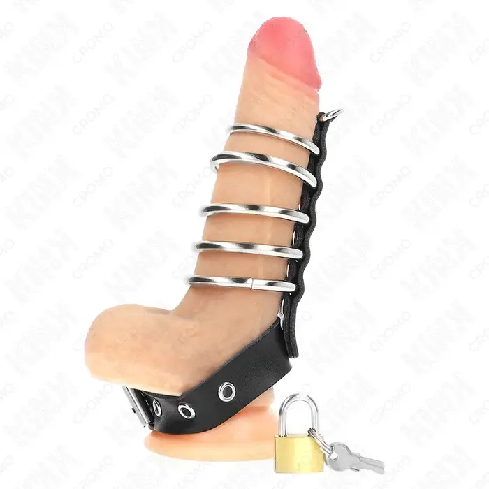 Кожаное эрекционное кольцо KINK RING POWER D-241268 Photo 3
