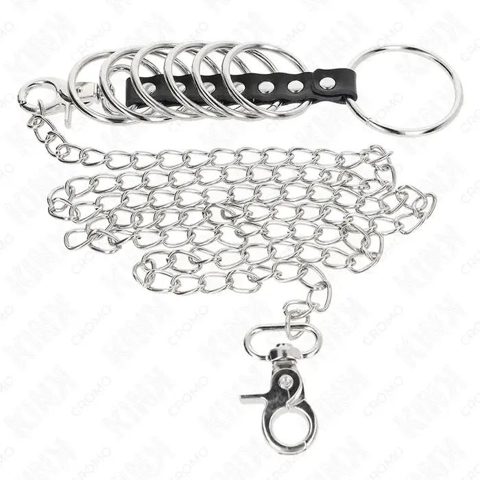 Набор пенис-колец KINK RING POWER — 7 метал. колец Photo 3