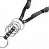 KINK RING POWER металлические эрекционные кольца — 5 шт. + ремень 112 см Photo 5