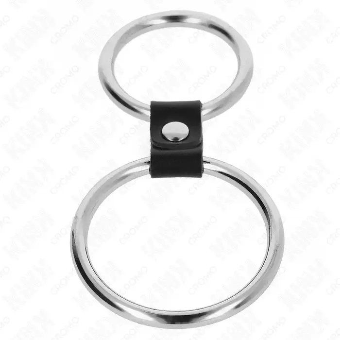 KINK RING POWER двойное металлическое кольцо модель 1 Photo 3