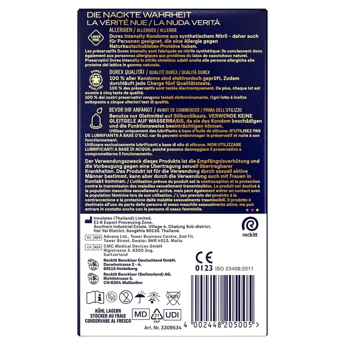 Презервативы Durex Intensity Extra Large — 8 шт. Photo 6