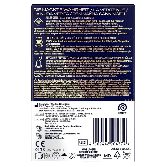 Durex Intensity nitrile condoms — 20 pcs Photo 6