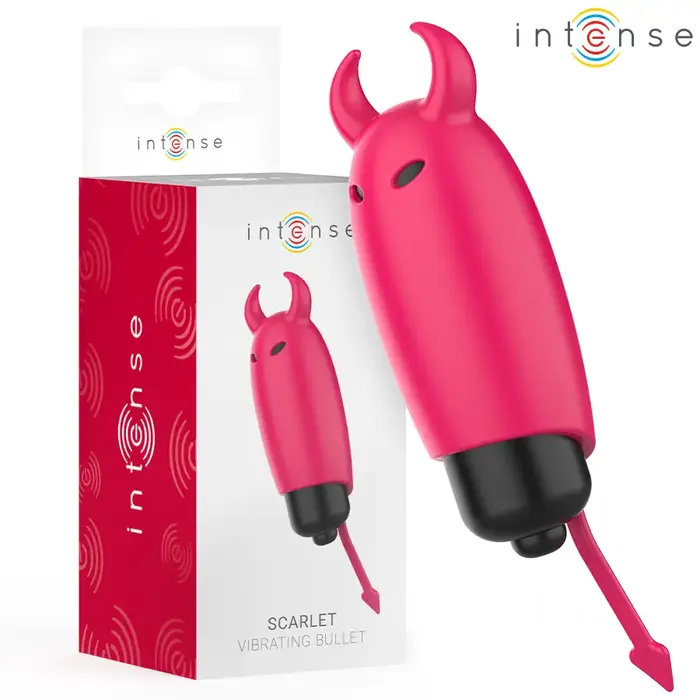 Vibrating bullet INTENSE Scarlet Red 9.3 x 2.4 cm Photo 2