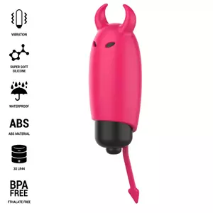 Vibrating bullet INTENSE Scarlet Red compact stimulator 9.3 x 2.4 cm