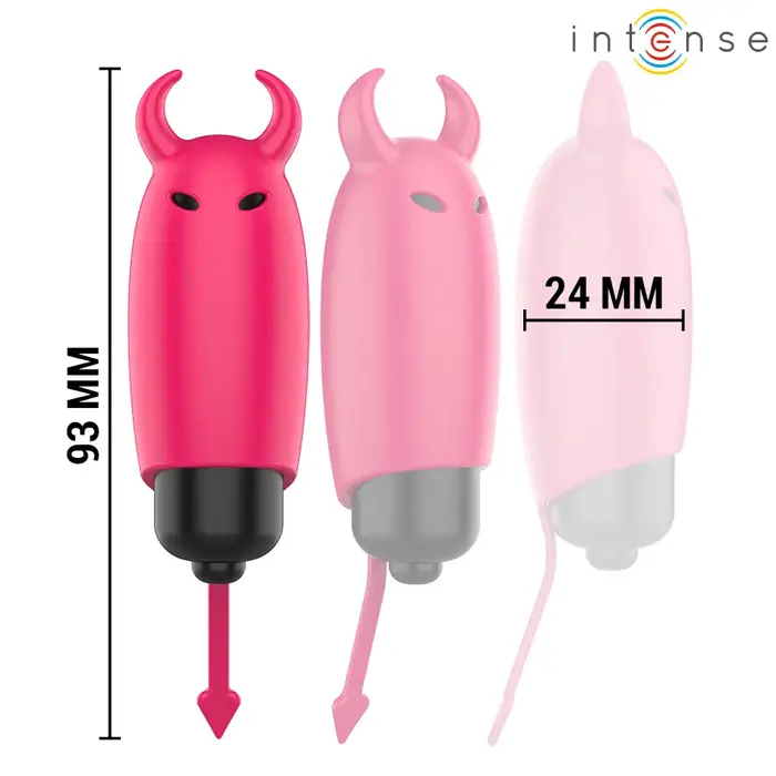 Vibrating bullet INTENSE Scarlet Red 9.3 x 2.4 cm Photo 3