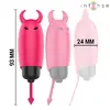 Vibrating bullet INTENSE Scarlet Red 9.3 x 2.4 cm Photo 3