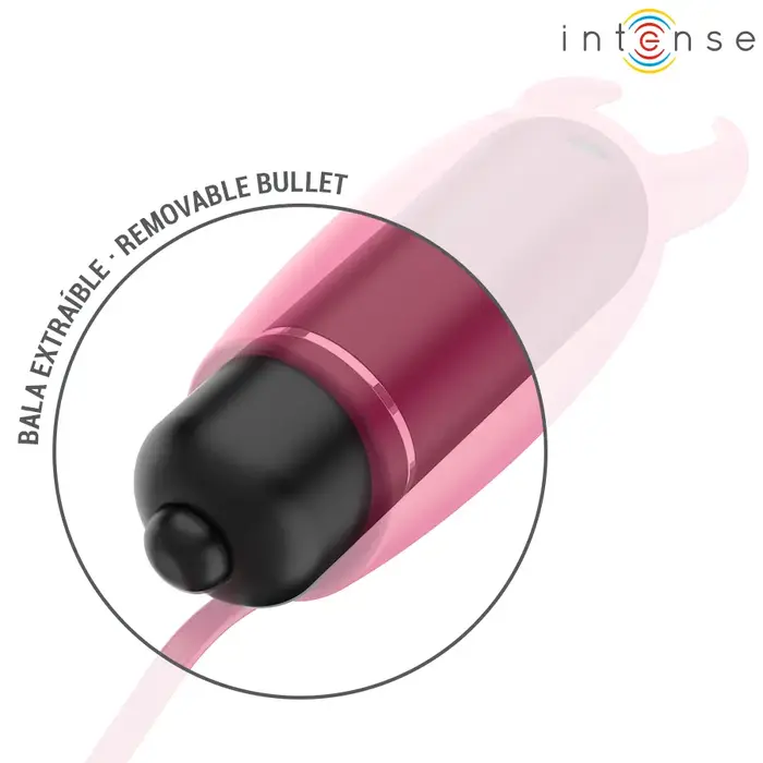 Vibrating bullet INTENSE Scarlet Red 9.3 x 2.4 cm Photo 6