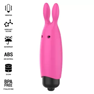 Vibrating bullet INTENSE Hopper Pink — compact personal massager 8.3 x 2.4 cm
