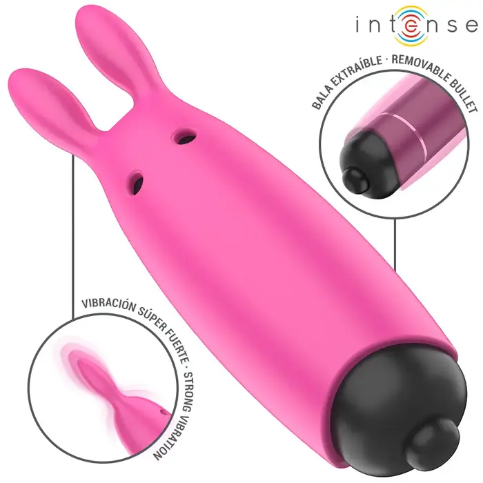 Vibrating bullet INTENSE Hopper Pink — compact 8.3 x 2.4 cm Photo 4