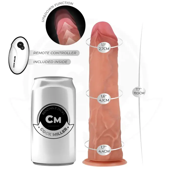 Фаллоимитатор cock miller D-243370 — 19,5 см с присоской Photo 3