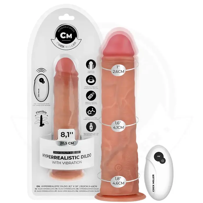Dildo cock miller D-243371 — 20,5 cm Photo 2