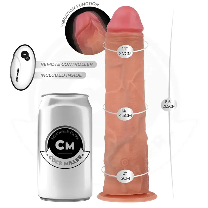 Realistisks dildos cock miller D-243373 — 21,5 cm Photo 4