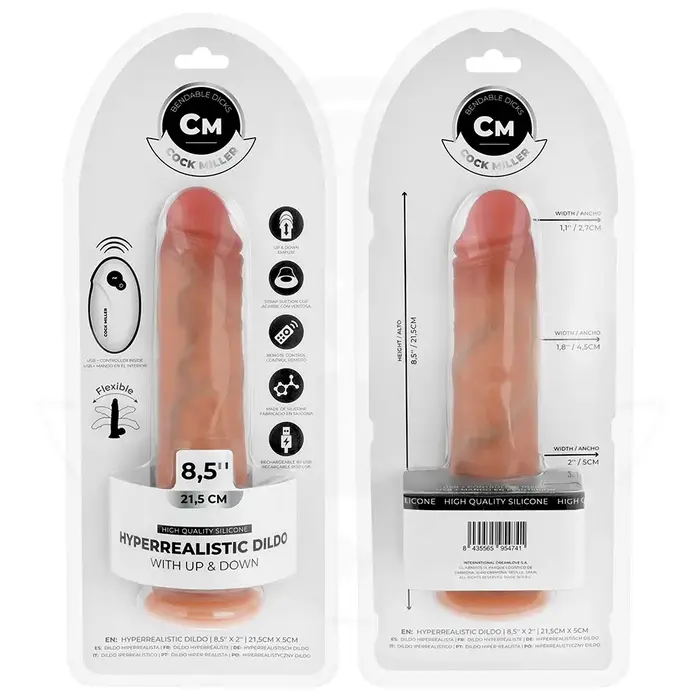 Dildo cock miller D-243374 — 21,5 cm stumšana Photo 7
