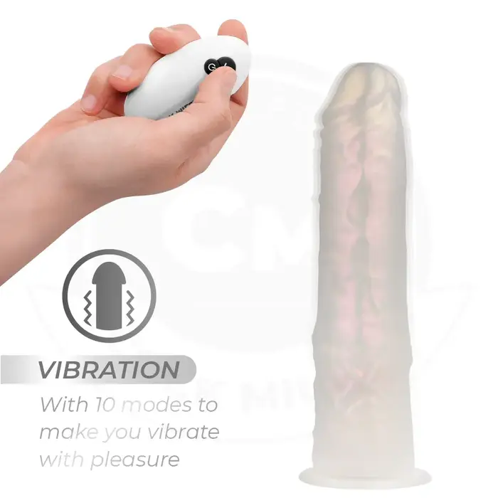 Dildo cock miller 19.5 cm — suction cup, remote Photo 5