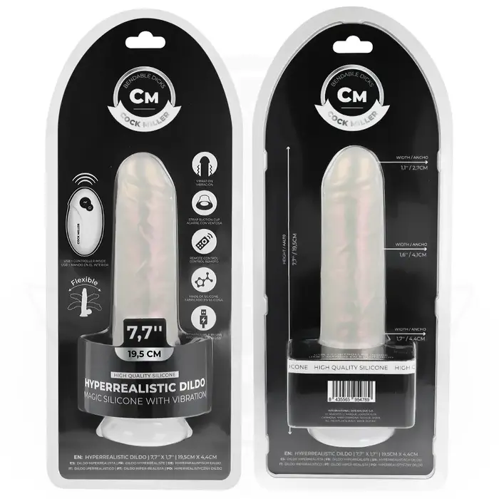 Dildo cock miller 19.5 cm — suction cup, remote Photo 9