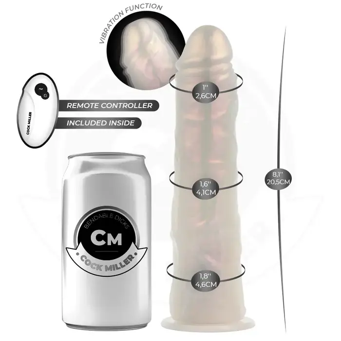 Dildošs cock miller 20,5 cm Photo 2