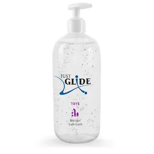 Personal lubricant bottle 500 ml — just glide Toylube water-based, condom-compatible