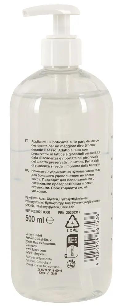 just glide Toylube 500 ml ūdens bāzes lubrikants Photo 3
