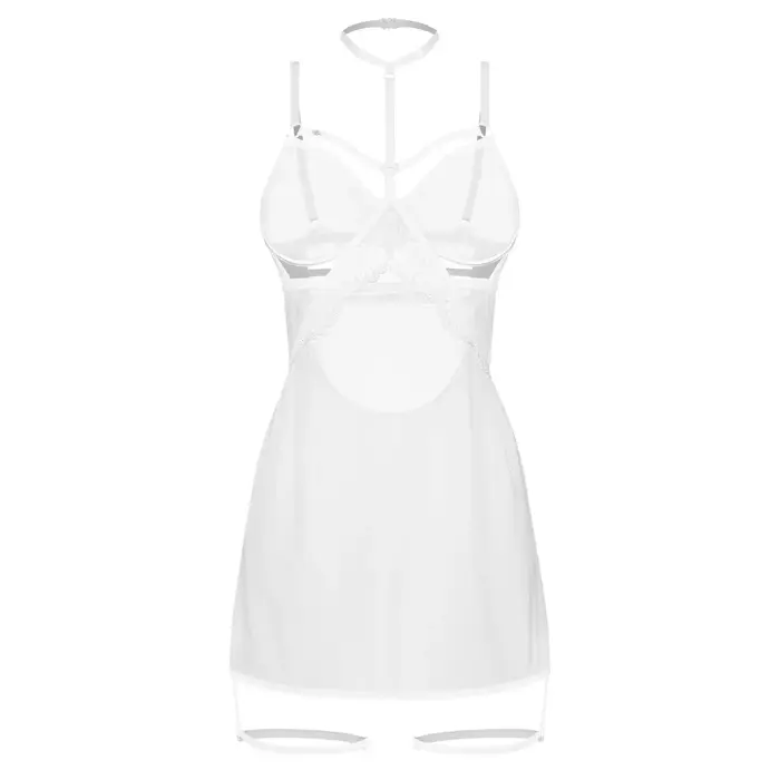 Неглиже OBSESSIVE OBS Arrowel белое 2XL/3XL Photo 5