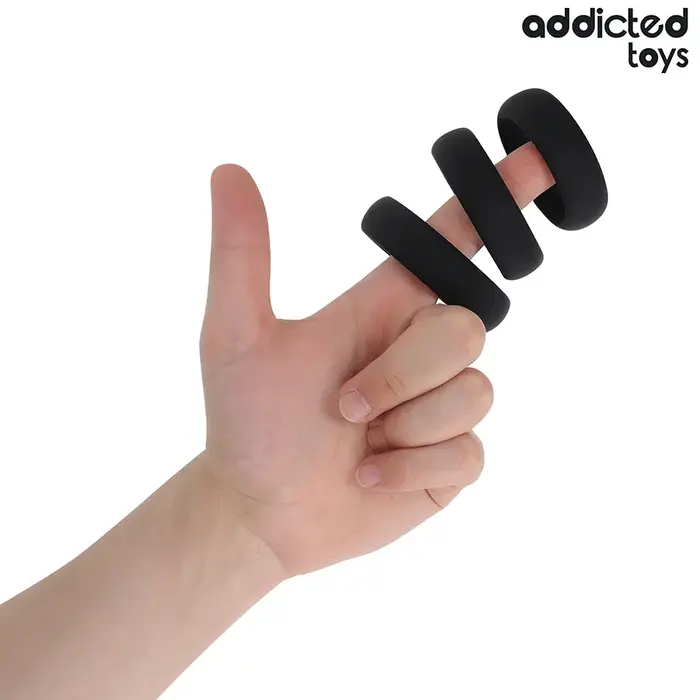 Plakanu silikona gredzenu komplekts — addicted toys D-242834 Photo 2