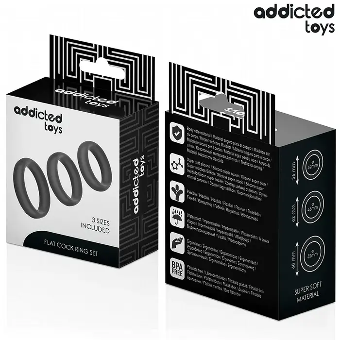 Plakanu silikona gredzenu komplekts — addicted toys D-242834 Photo 6