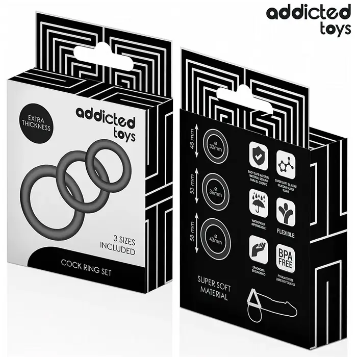 Набор силиконовых колец ADDICTED TOYS Model 1 Photo 6