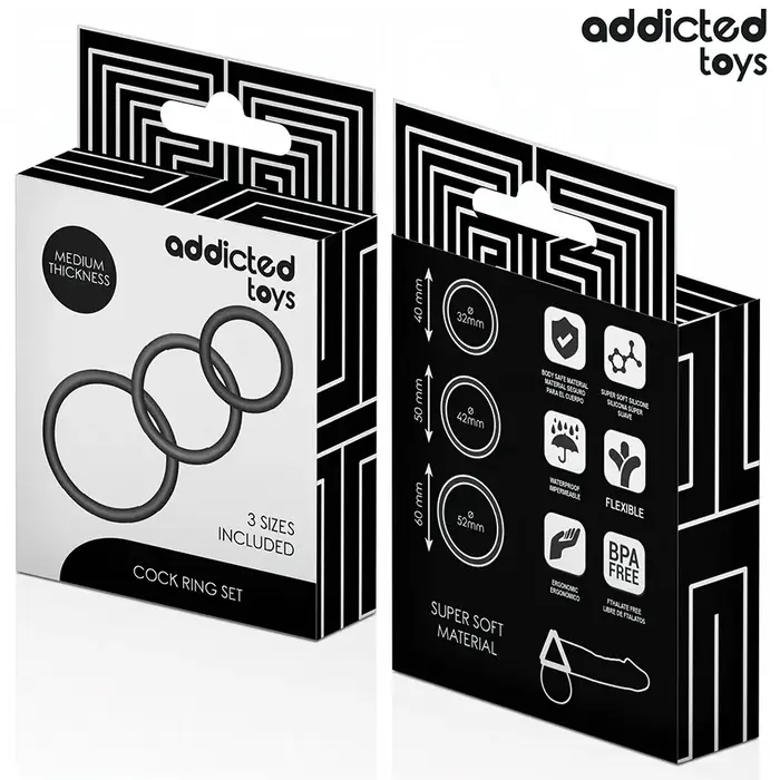 Addicted Toys Silicone Rings Set Model 2 Photo 6