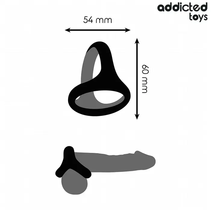 Тройное кольцо для пениса ADDICTED TOYS D-242859 Photo 4
