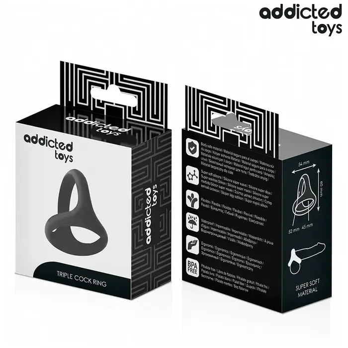 Тройное кольцо для пениса ADDICTED TOYS D-242859 Photo 7