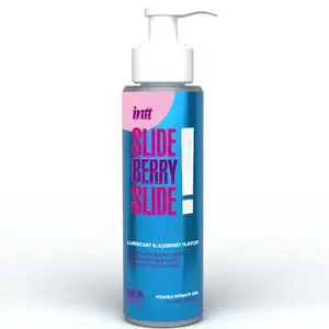 Intīmais lubrikants INTT RELEASES Blackberry — uz ūdens bāzes, skūpstāms, 100 ml
