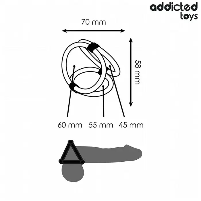 Кольцо для пениса addicted toys D-242860 Photo 4