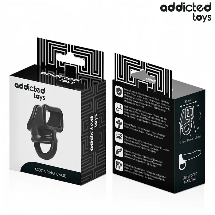 Dzimumlocekļa būris-gredzens Addicted Toys D-242861 Photo 7