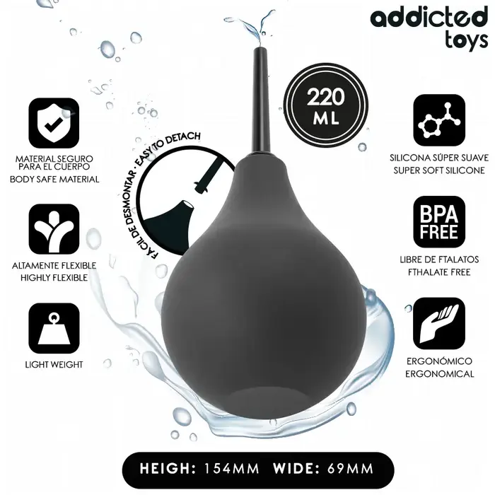 Anālais dušas trauks addicted toys Travel Anal Cleaner Size L Photo 2