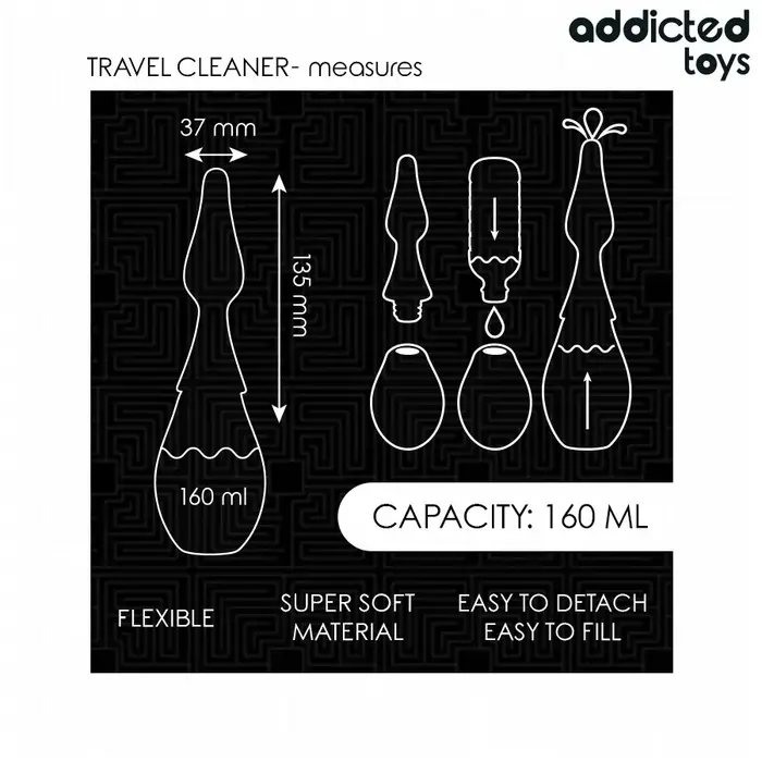 Силиконовый дорожный очиститель ADDICTED TOYS Model 1 Photo 5