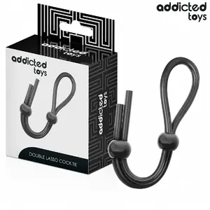 Double Loop Silicone Penis Rope – addicted toys D-242856, soft flexible silicone