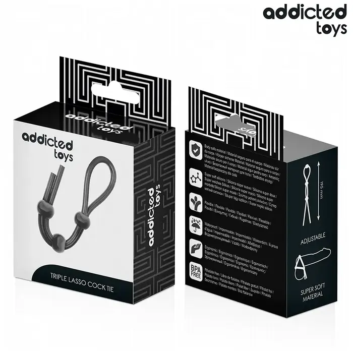 Silikona virve trīskāršai cilpai — addicted toys D-242857 Photo 7