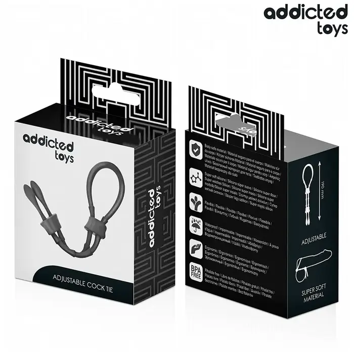 Регулируемый силиконовый шнур для пениса — addicted toys Photo 7