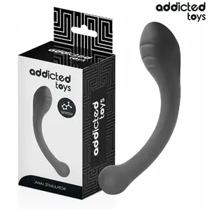 Anālais stimulators addicted toys 18 cm silikona — gluds, ne-vibrējošs ievietojams rotaļlieta
