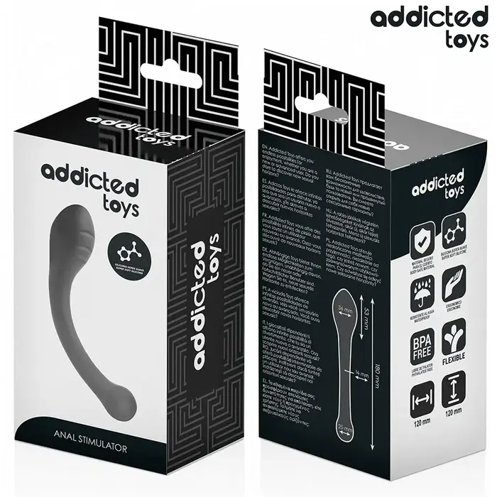 Анальная стимулятор addicted toys 18 см силикон Photo 6