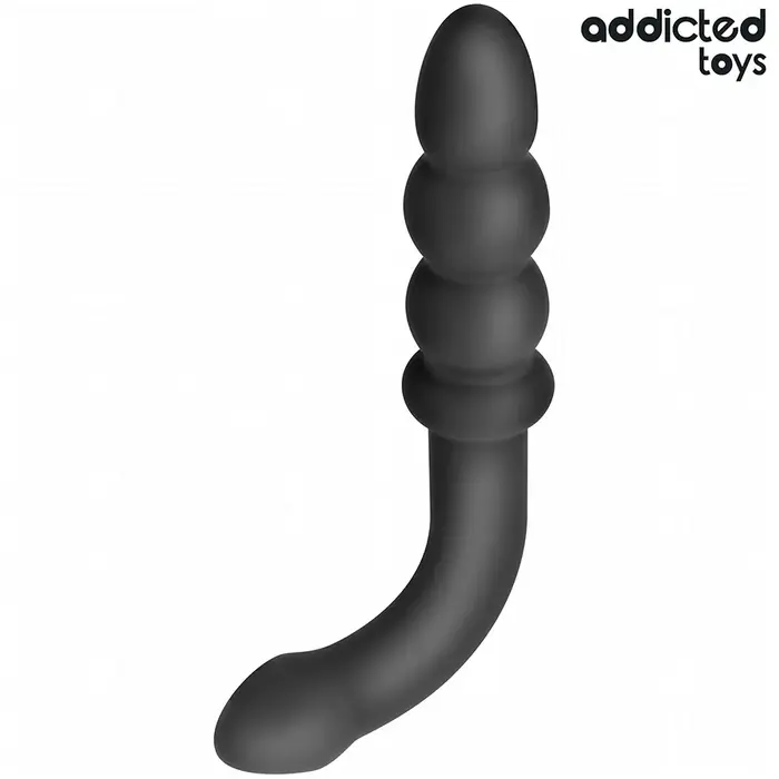 Anālais masāžieris addicted toys dubults silikons 16,5 cm Photo 5