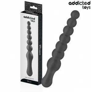 Анальный массажер addicted toys — Double Anal Massager, силикон, 24 см, двухконечный