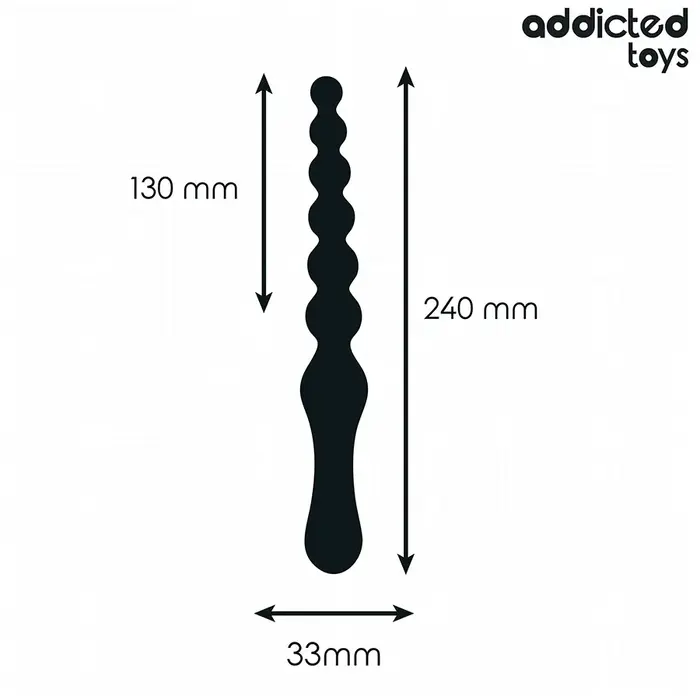 Анальный массажер addicted toys Double Anal Massager 24 см Photo 4