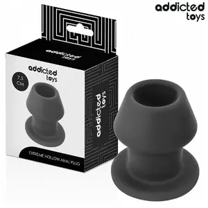 Anal plug — Addicted Toys Extreme Hollow Silicone, size S, 7.5 cm insertable length