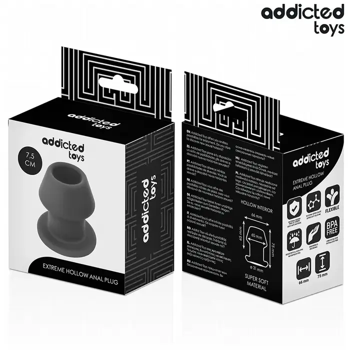 Anal plug Addicted Toys Extreme Hollow S, 7.5 cm Photo 7