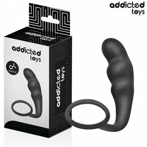 Anālā svece — addicted toys Model 4, silikona ar gredzena rokturi