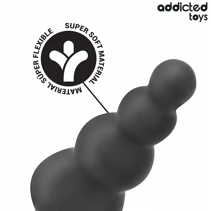 Anal plug addicted toys Model 5 — silicone, ergonomic ring Photo 5