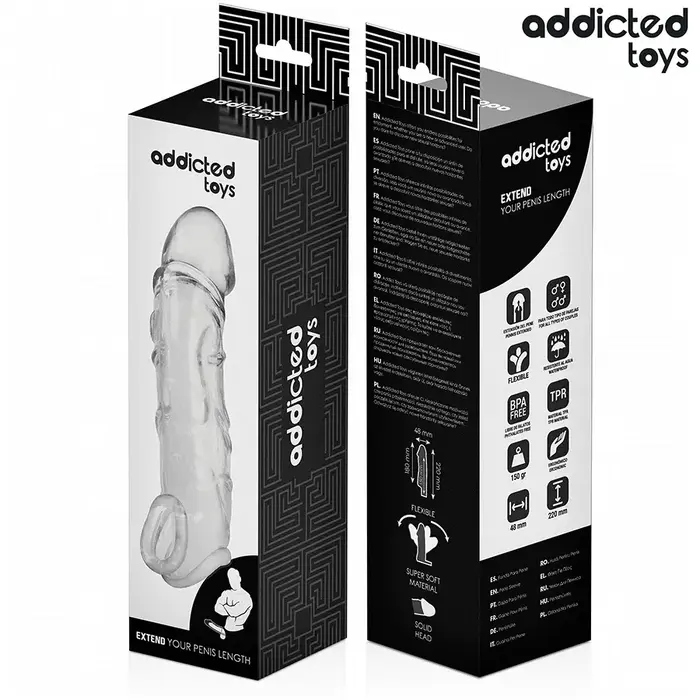 Penis extension sleeve Addicted Toys 27 cm Photo 7