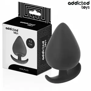 Anal plug Addicted Toys XL silicone — length 9.5 cm, body-safe silicone