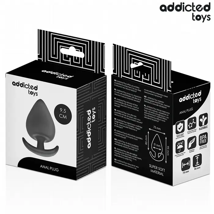 Anal plug Addicted Toys XL — silicone 9.5 cm Photo 7